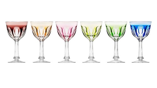 Set bicchieri di cristallo - 6,