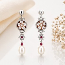 Orecchini lunghi argento 925