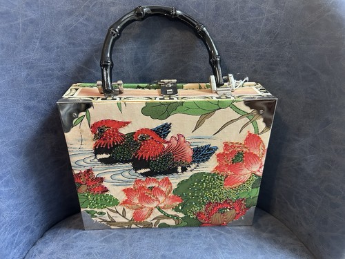 Borsa uccellino floreale - borsa/borsa/uccellino,