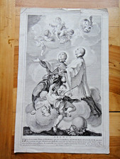 XVIII secolo-San Luigi Gonzaga e S. Stanislao tra gli Angeli-Stampa-C. ORSOLINI+