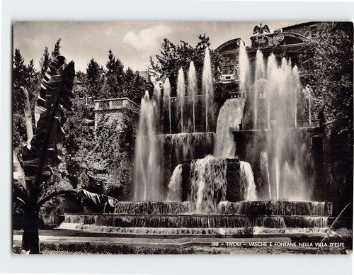 Postcard vasche fountain villa - fountain,