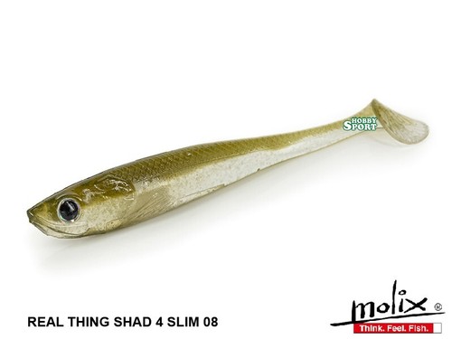 Molix shad slim colore - rt, 4"