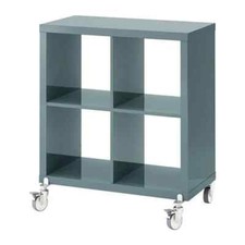 kallax ikea libreria 2x2 con ruote