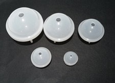 1pz  stampo silicone per resina fai da te forma sfera diametro 20-60mm bijoux