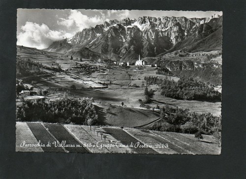Cartolina vallarsa trento - cartolina,
