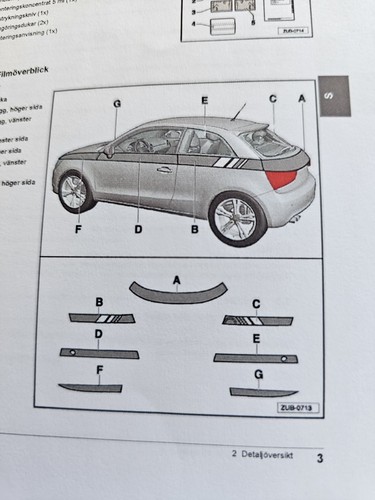 Kit livrea originale audi - kit,