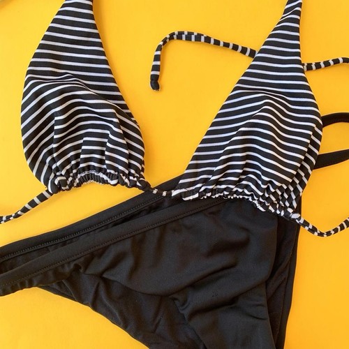 Bikini striped style costume - bikini,