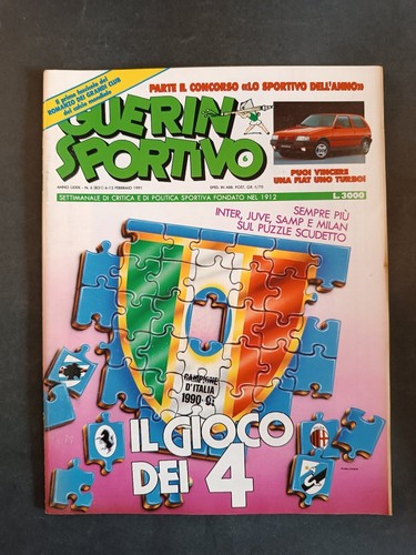 Rivista guerin sportivo 1991 - rivista,