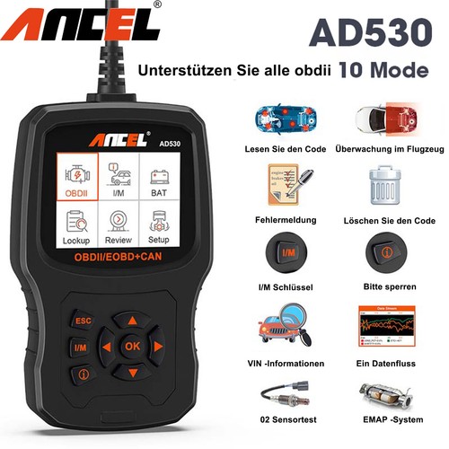 Ancel ad530 auto obd2 scanner - ancel,