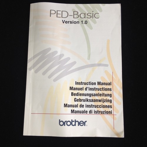 Brother ped basic software - brother, ped-basic