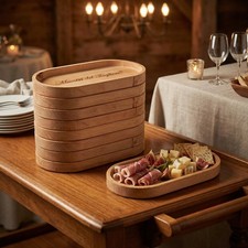 SET DI 10PZ. VASSOI OVALI DA