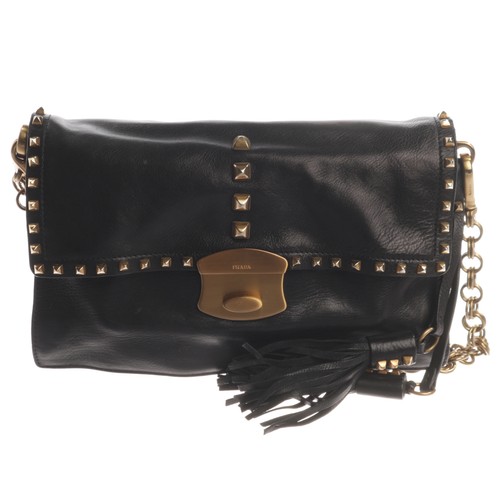 Borsa prada nera ottima - nera,