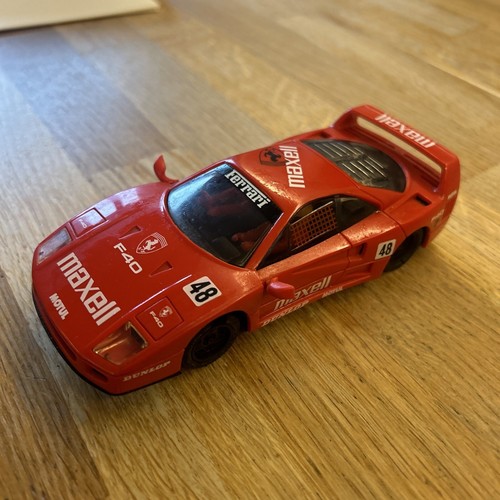 Slot car ferrari f40 rossa - car,