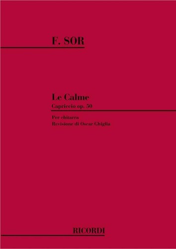 Calme capriccio 50 - calme., op.