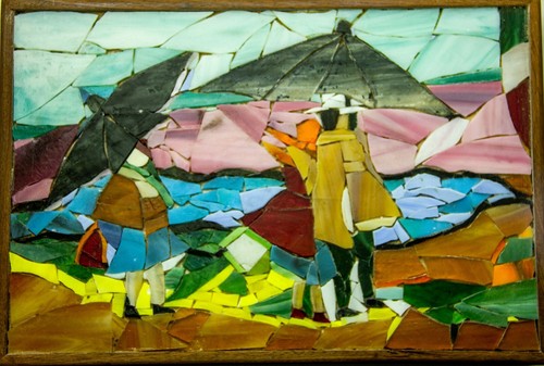 Quadro con mosaico vetro - quadro, di