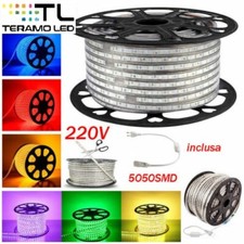 Striscia led 220v misura - led, su