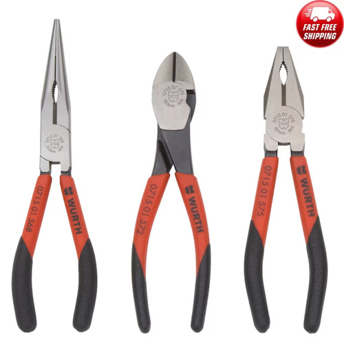 Wurth set pinze 3 - wurth®, pezzi