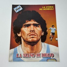 LA STORIA dei MONDIALI 1986 calcio inserto MARADONA guerin sportivo RARO