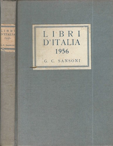 Libri italia 1956 - libri, d'italia