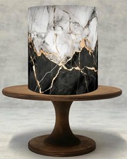 Torta commestibile in marmo