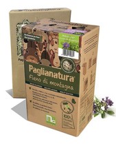 Paglianatura Dispenser Fieno Montagna 600gr con Alfalfa § Porta Fieno per Piccol