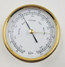 Nave marina BARIGO barometro ottone MADE IN GERMANY