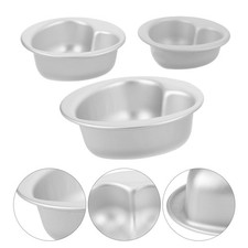  3 Pcs Tortiera Cuore Apribile