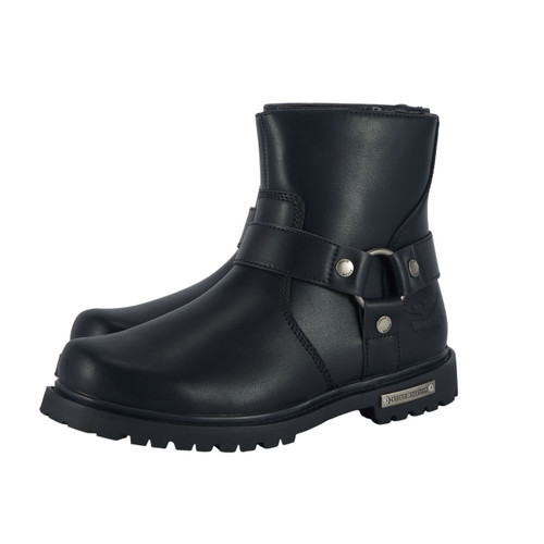 Stivali moto biker uomo - , neri