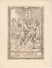 Exlibris Bookplate Radierung