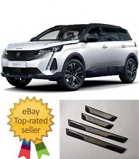 ✅✅✅ KIT 4 MODANATURE BATTITACCO PEDANE Sottoporta ABS acciaio per PEUGEOT 5008