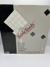 TableTools di Mansfield Systems Apple Macintosh Plus o più grande USATO completo