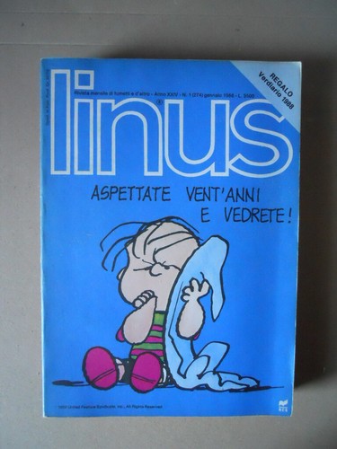 Linus 1988 rivista - linus, n°1