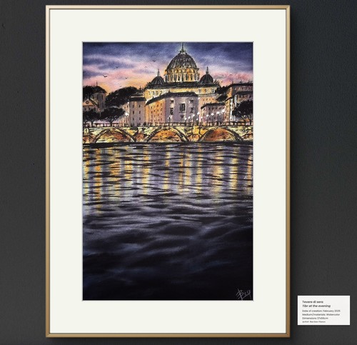 Quadro acquerello dipinto a - acquerello,,