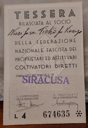 Tessera confederazione - tessera,