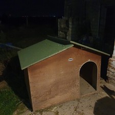 Pircher 599609 106x123x85cm Cuccia per Cani in Legno con Tetto Apribile