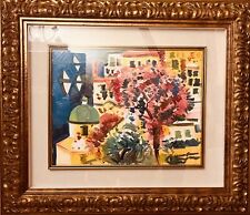 ATHOS FACCINCANI POSITANO OLIO SU TELA PEZZO UNICO cm 45 X 35 Autentica Su Foto