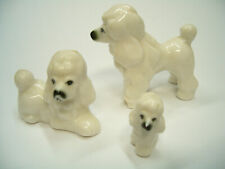 Animaletti ceramica - Famiglia di Cagnolini- cani porcellana - vintage anni 80