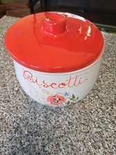 Biscottiera In Terracotta Anni '70/80