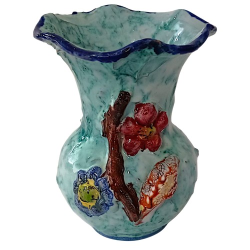 Vaso smaltato maiolica - , bitossi