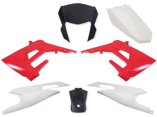 Kit carénages rouge blanc - 7,