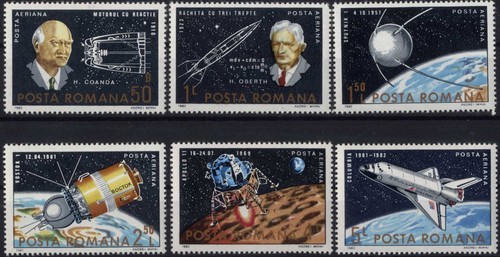 Romania 1982 hermann oberth - hermann, lo