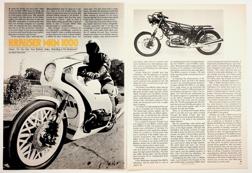 Krauser mkm 1000 - krauser, rivista
