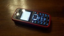 CELLULARE NOKIA 1208 ROSSO  FUNZIONANTE CON CARICABATTERIA