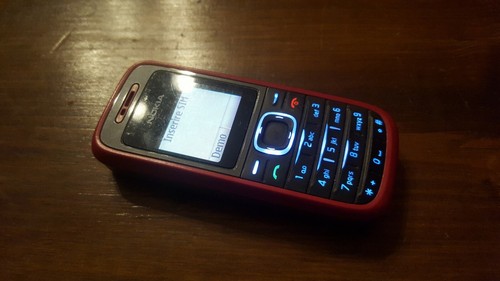 Cellulare nokia 1208 rosso - cellulare,