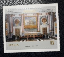 2019 ITALIA FRANCOBOLLO FIRMA PATTI LATERANENSI NUOVO 