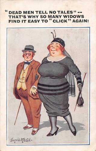 Postcard donald mcgill dead - postcard,