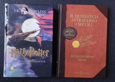harry potter e la pietra filosofale + Il Quidditch Attraverso I Secoli +quaderno