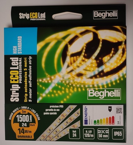 Striscia led 24v mt - striscia, ip65