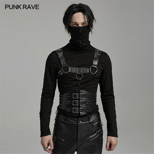Punk rave uomo nero - uomo,