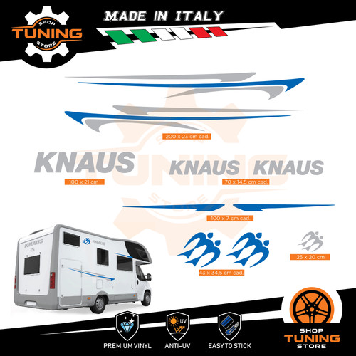 Kit adesivi camper knaus - camper,